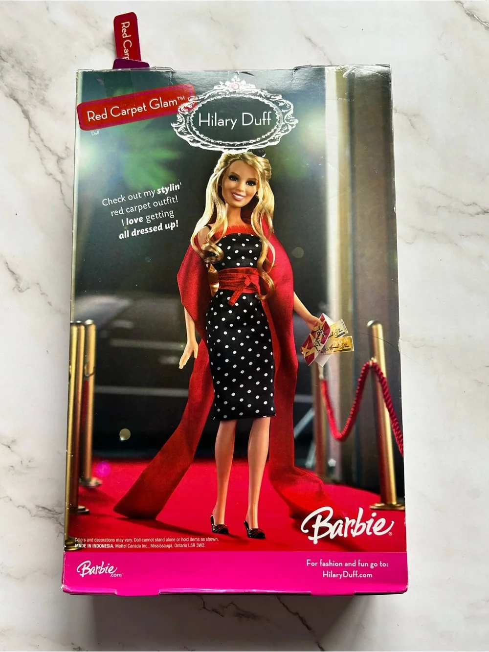 Shopping Sisters Red Carpet Glam Hilary Duff Barbie Doll